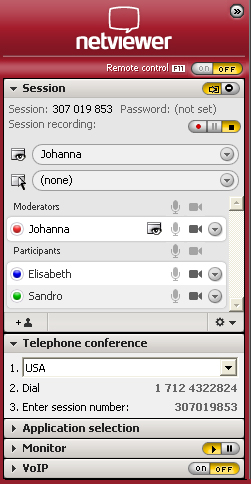 Netviewer-Funktionen